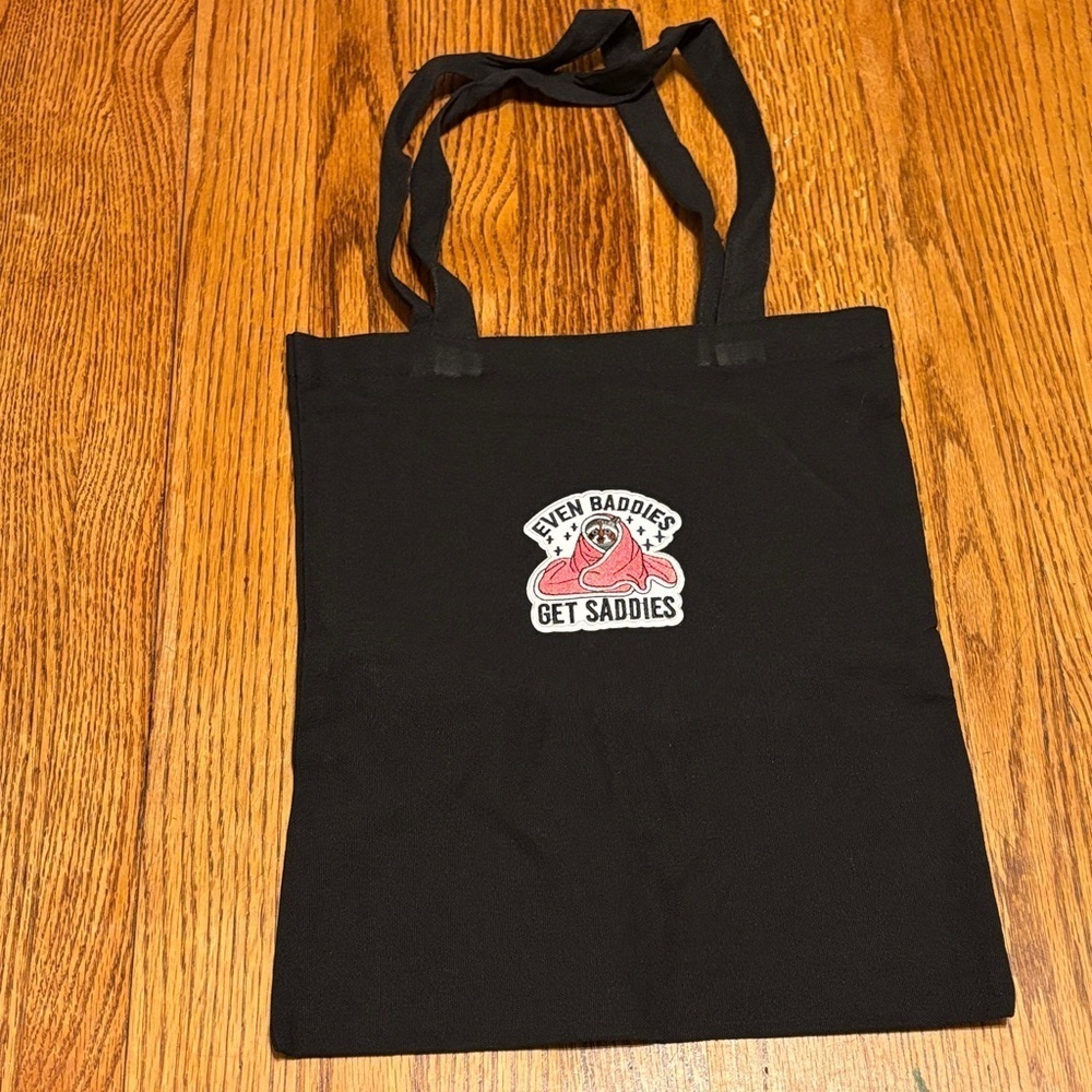 Even Baddies get Saddies Canvas tote bag